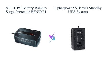 APC UPS BE650G1 vs. CyberPower ST625U 👊 Battle of Backup Power! ⚡🔋