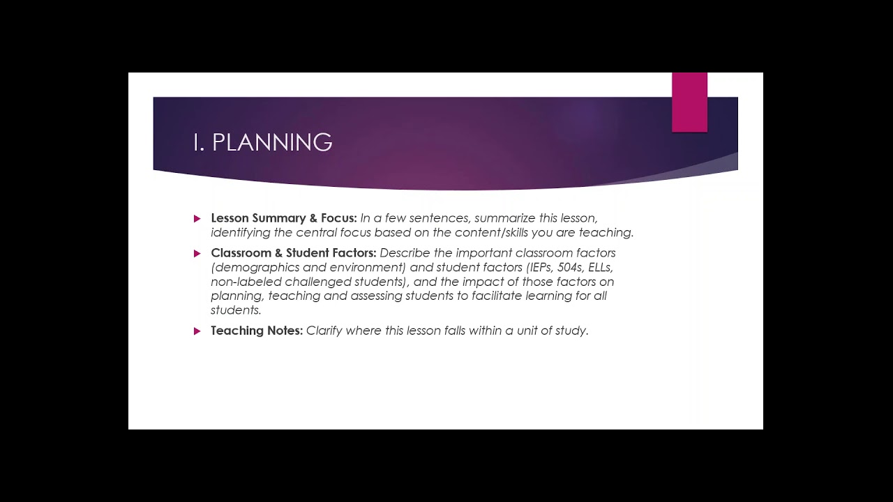 2016 01 28 08 11 Lesson Planning - YouTube