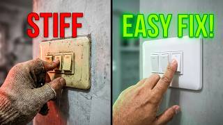 How to Fix a Stuck or Hard Light Switch | Simple DIY Repair @teknisijamet
