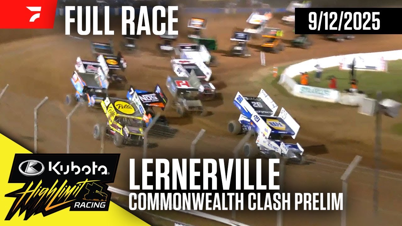 FULL RACE: Commonwealth Clash Prelim | Kubota High Limit Racing at Lernerville Speedway 9/12/2025