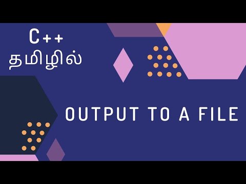 C++ Programming - 52 | Basic File Handling | Tamil