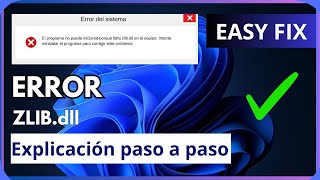 El Programa No Puede Iniciarse Porque Falta Zlib.dll En El Equipo Solucion