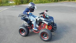 WWW.FUNQUAD24.COM PRÄSENTIERT EUCH HEUTE UNSER 125CC QUAD WARRIOR XXL QUAD MIT 9 PS LEISTUNG !!! 125cc Quad Atv 7 Hummer Kinderquad