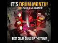 Why Drummers Love Drum Month at Long &amp; McQuade