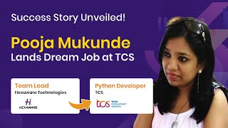 Exclusive Interview with Pooja Mukunde - Python Developer Placed at TCS | 360DigiTMG Success Stories
