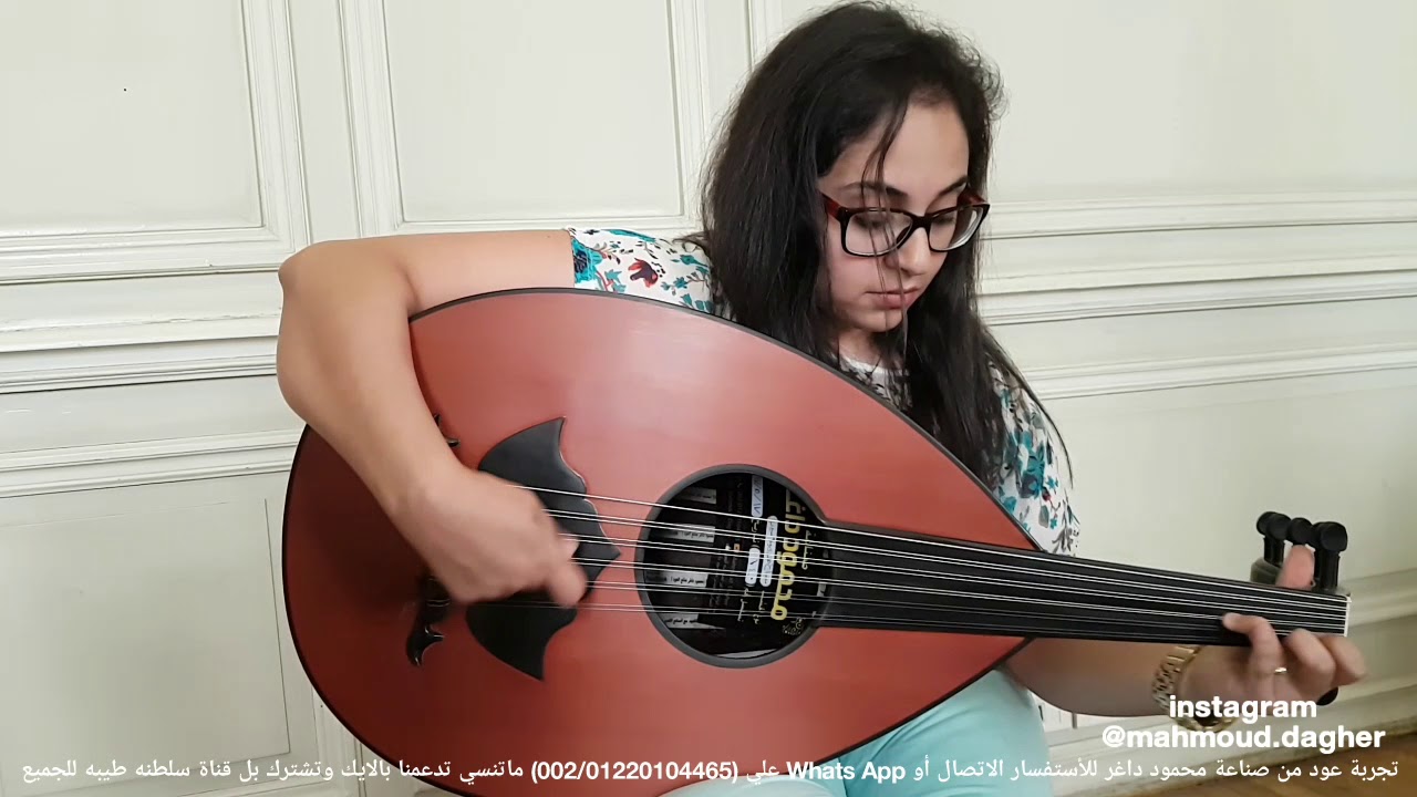 حيرت قلبي و تقاسيم Oud بريشة نانسي فاروق مرسل دولة السعوديه للعازف سالم عبدالعزيز تسلسل140