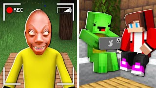 SCARY Call TENGE TENGE BOY Mikey and JJ at 3 AM in Minecraft - Maizen