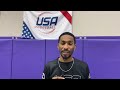 2022 Team USA Combine Interview - Demontae Cleveland