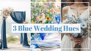 Wedding Decorations Blue - Navy, Light Blue \& Cobalt 💙