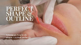 How To Do Shape And Outline Perfectly | Lip Blush Tutorial