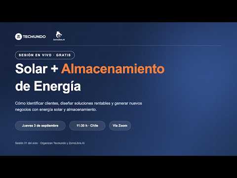 Portada del webinar Sesión 01 de Tecmundo