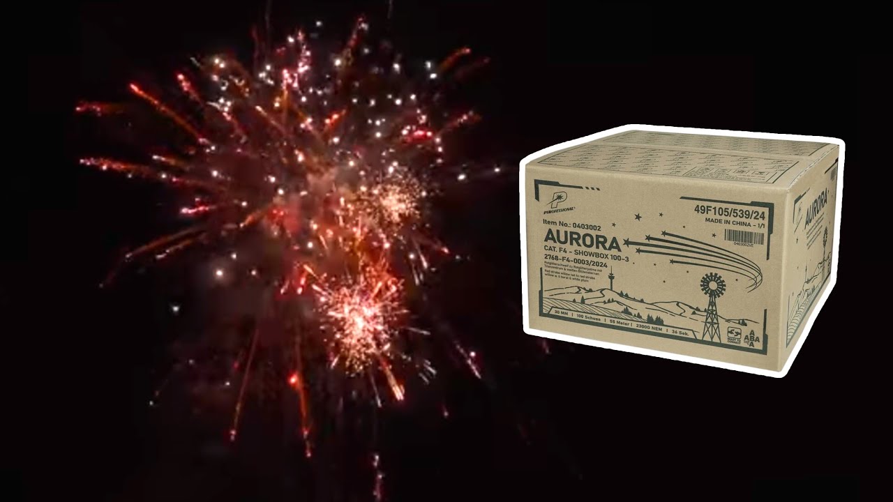 [4K] Startrade Aurora Großfeuerwerksbatterie 