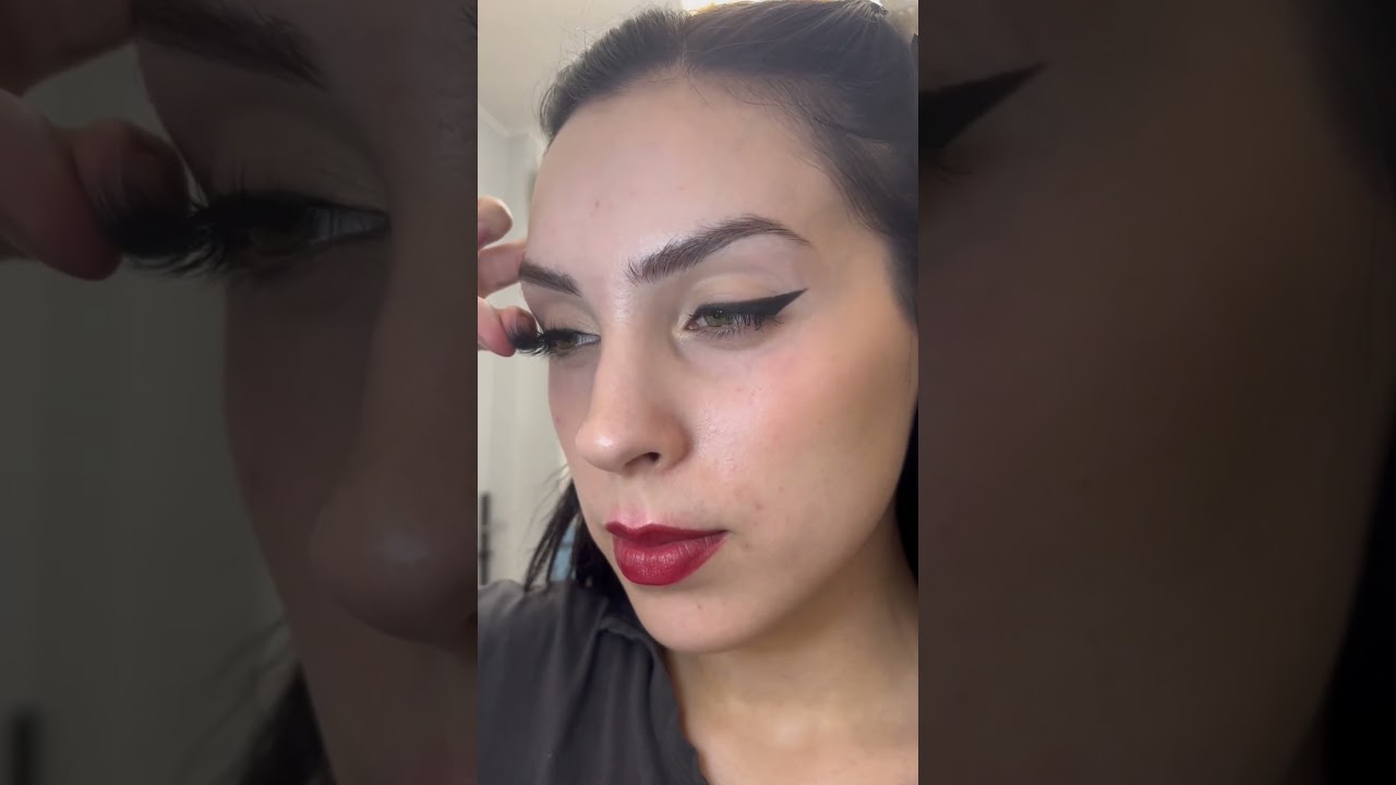 Cómo aplicar pestañas postizas #argentina #makeup #maquillaje #grwm #pestanas #pestañasperfectas
