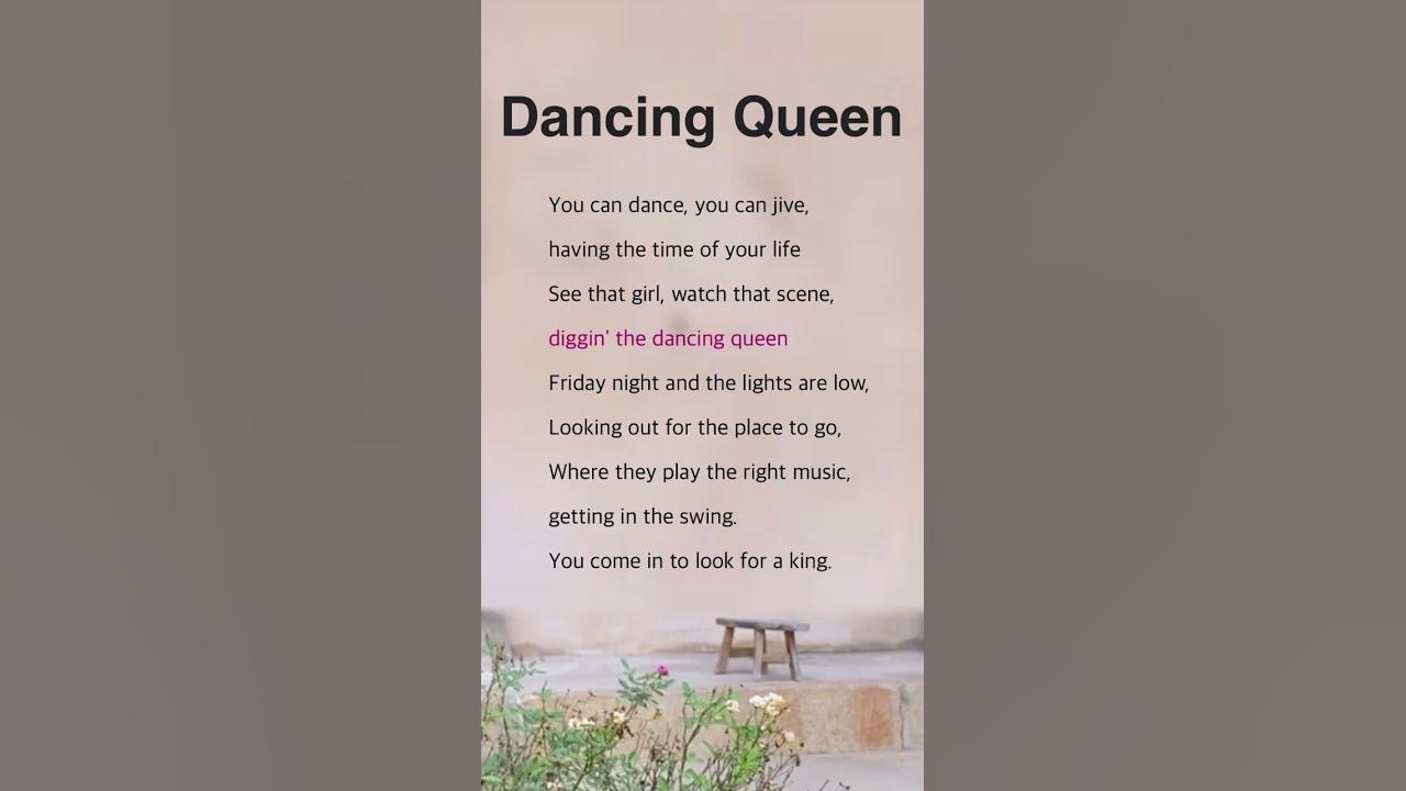 Dancing Queen | ABBA #lyrics