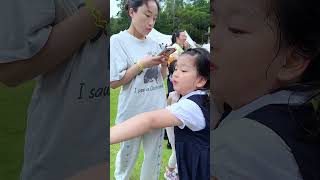 Hop into a world of sweetness with this pink bunny face paint! 🐰💖