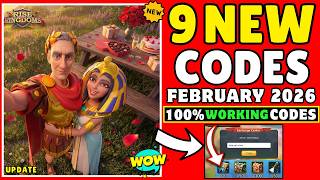 ⚠️VALENTINES!🎁UPDATE⚠️ LATEST RISE OF KINGDOMS CODES ️FEBRUARY 2026 - RISE OF KINGDOMS REDEEM CODES