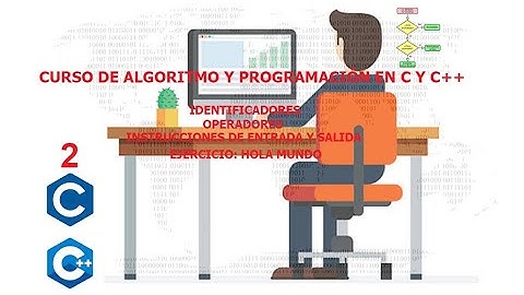 Curso de Algoritmo y Programación en C y C++. Hola mundo . Vídeo 2.