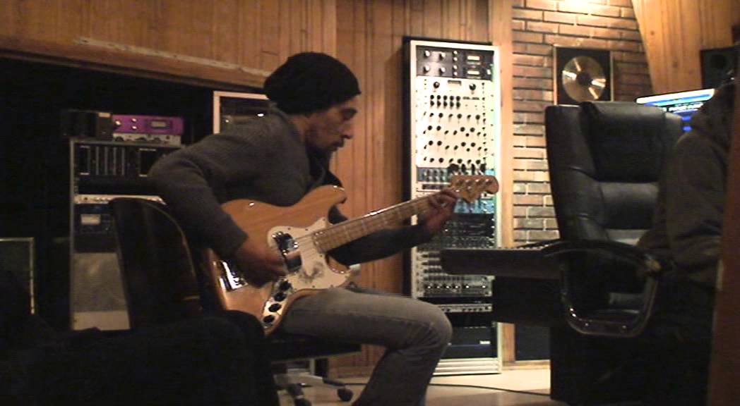 Chyco Simeon en studio avec Thierry Vaton et Philippe Nalry