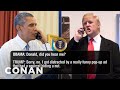 Trump And Obama’s Final Call Of 2016  - CONAN on TBS