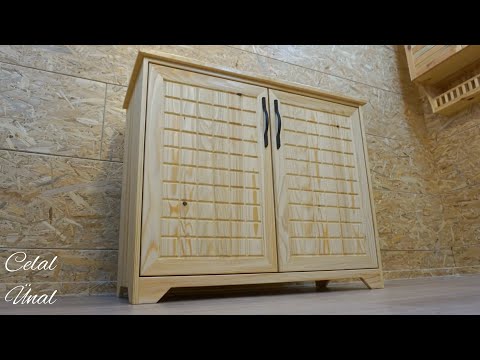 Making a wooden cabinet / Ahşap dolap yapımı / Diy wooden kitchen cabinet