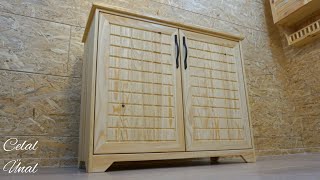 Making a wooden cabinet / Diy wooden kitchen cabinet