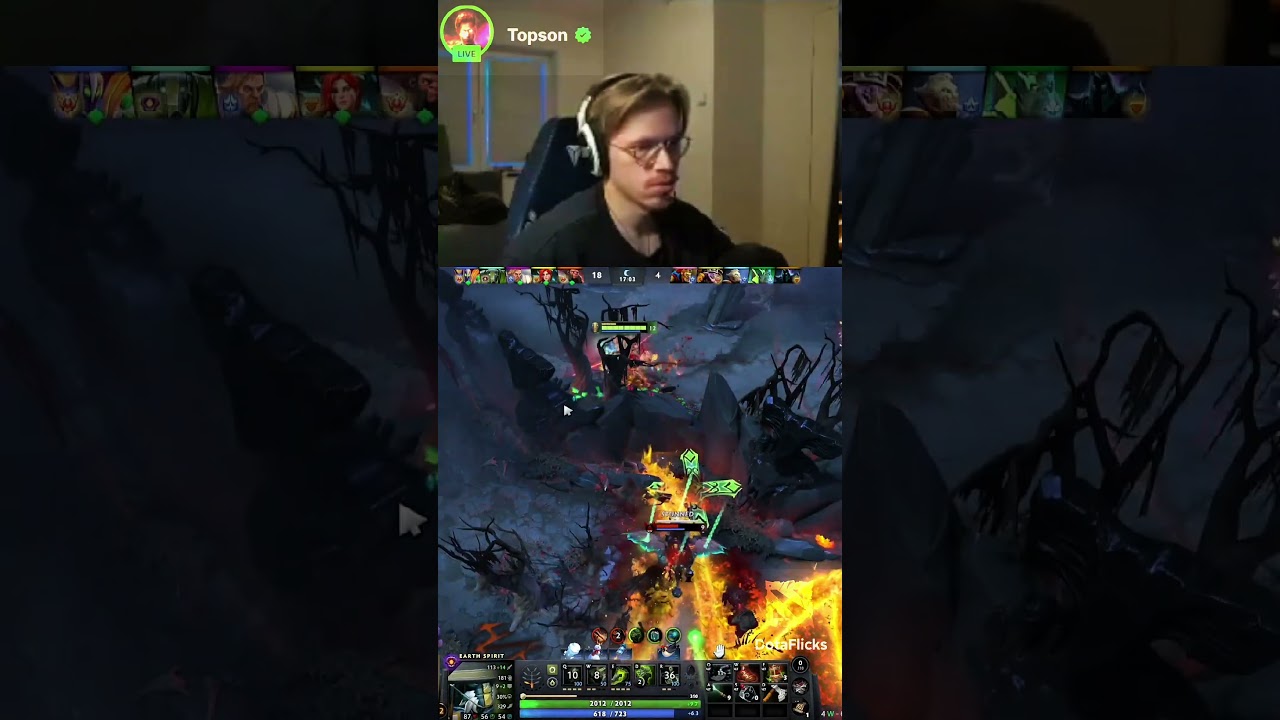 Topson Earth Spirit is lost 😭