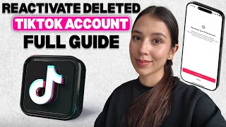 How To Reactivate Deleted TikTok Account | Recover TikTok Profile Fast (Full Guide)