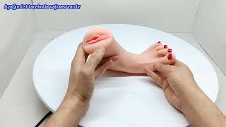 PREMİUM MASTURBATOR - GERÇEKÇİ ET DOKUSUNDA SUNİ VAJİNA AYAK FETİŞİ MASTÜRBATÖR