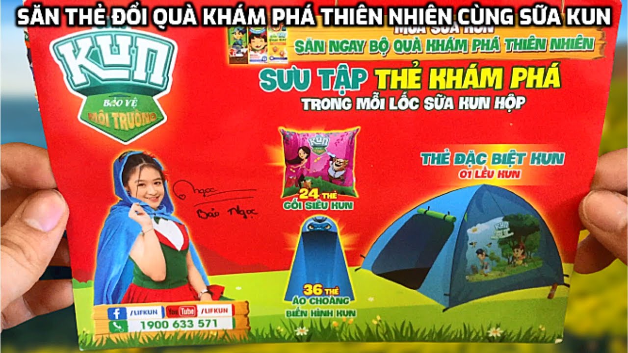 Sữa KUN Mùa Mới Có Gì Hot - Săn Thẻ Đổi Quà Để Khám... - youtube