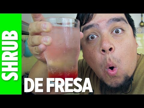 Coctel sin alcohol SHRUB de fresa 💜💜💜 Las Recetas de Rosy