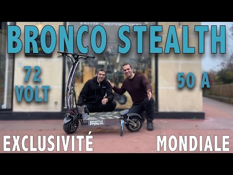 Der stärkste der Bronco Stealth Elektroroller