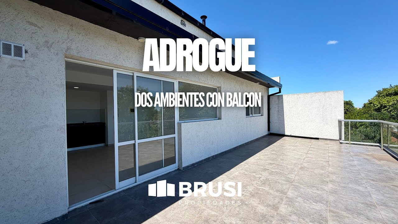 VENTA DEPARTAMENTO 2 AMBIENTES CON BALCÓN EN ADROGUE