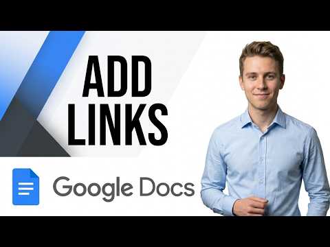 How to Hyperlink a Word in Google Docs - Insert Web Links
