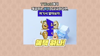 T World 초보 이용자들을 위한. 혜택 이용법을 알아보는 시점.