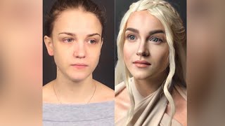 Game of Thrones: Daenerys Targaryen makeup transformation. screenshot 3