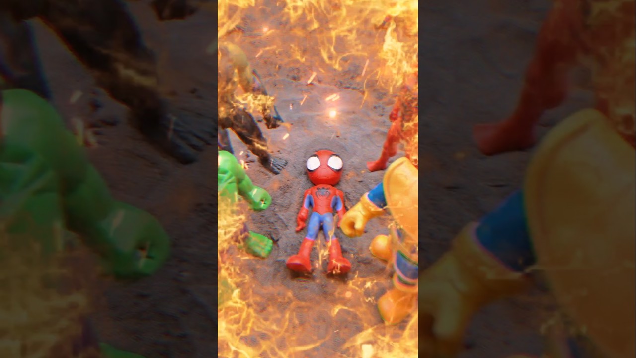 AVENGERS SUPERHERO STORY, R I P SPIDER-MAN | Marvel Toys 