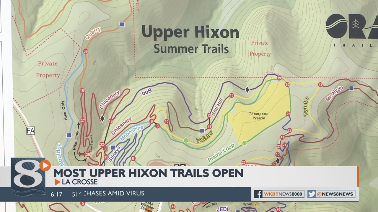 Many trails in La Crosse's Upper Hixon forest reopen
