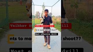 2 Important drills 🎯 in Pull shoot 🏏✅ Watch and learn ✅ #cricket #tips #crickettips