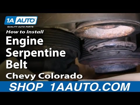 How to Replace Serpentine Belt 04-12 Chevy Colorado