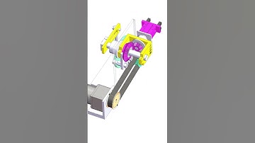 Rotation + rotation #mechanism #3dprinting #machine #solidworks #simulation