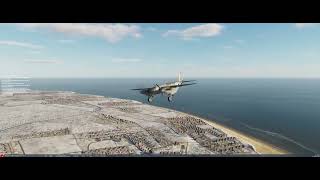 DCS : DH.98 Mosquito : One Engine Practice Landing
