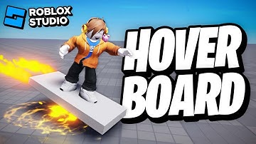 Hoverboard in Roblox Studio erstellen! | Tutorial deutsch