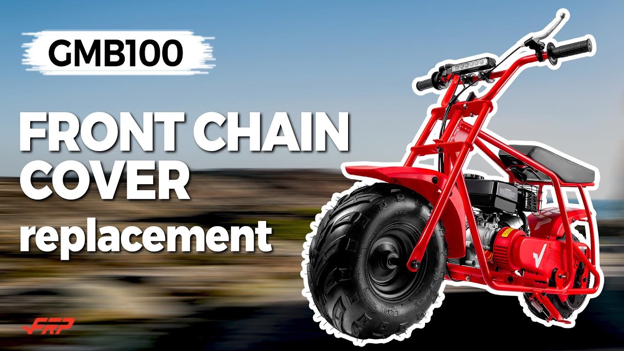How to Replace Front Chain Cover for FRP GMB100 Mini Bike - YouTube