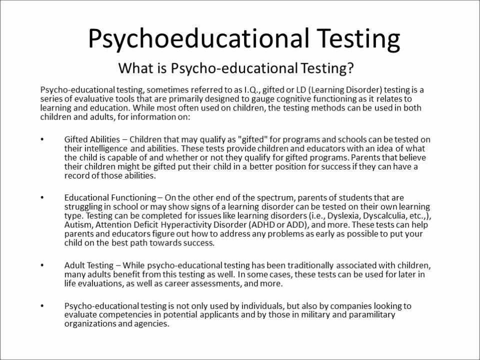 Gifted Testing by Psychologist Naples FL YouTube