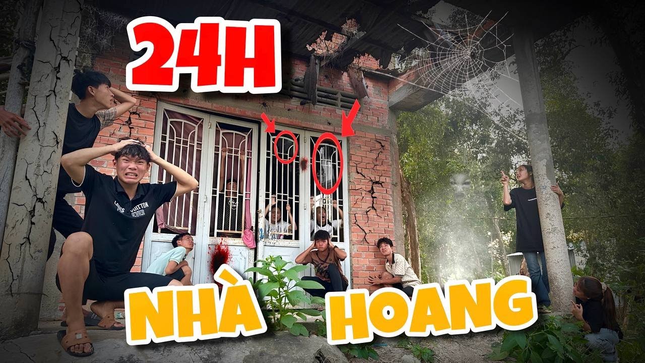 Anh Ba Phai | Thử Thách 24H Cắm Trại Nhà Hoang🏚️