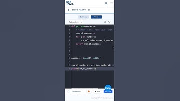 Sum of Numbers using python Nxtwave CCBP #coding #programming #correctcoding #python #nxtwaveccbp4