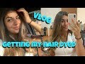 getting my hair dyed vlog