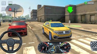 Volkswagen Atlas Taxi | Taxi Sim 2020 Miami City Wheel Drive Android Games Driving Car screenshot 4
