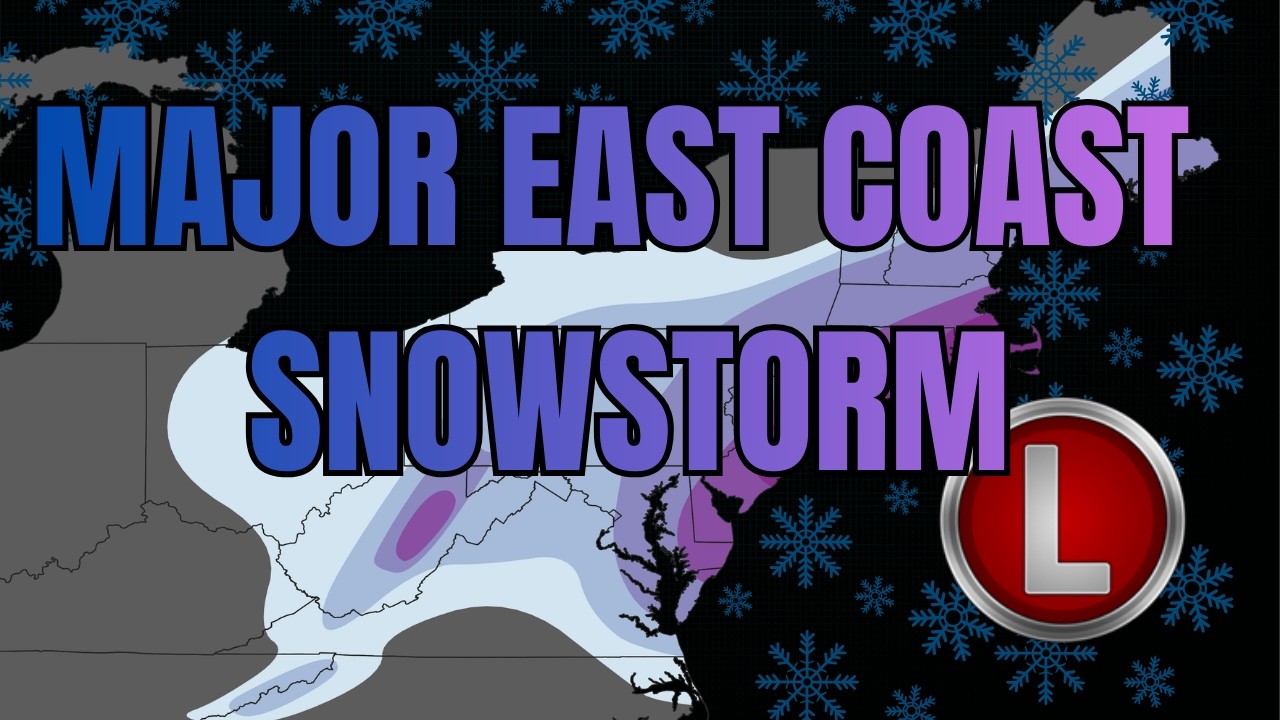 EAST COAST BLIZZARD LATE NIGHT UPDATE - YouTube