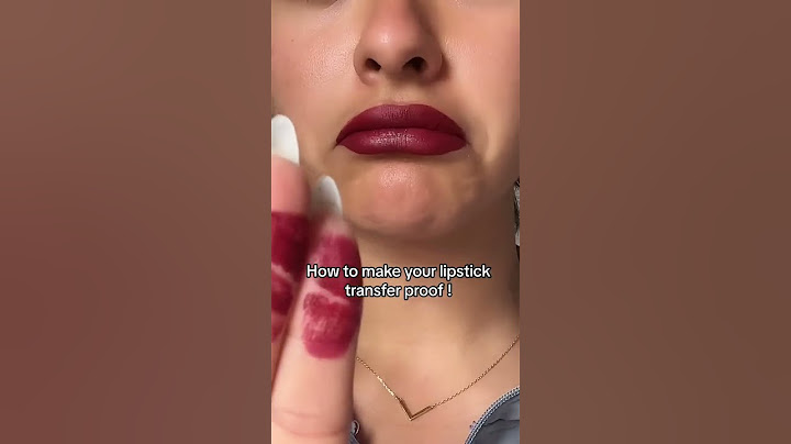 How to make your lipstick transfer proof! #lipstickhacks #lipstick #IPSY